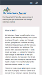 Mobile Screenshot of myveterinarycareer.com